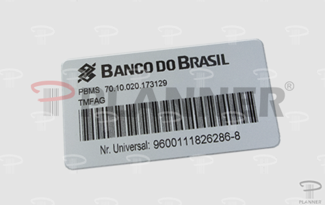 Etiqueta Banco do Brasil
